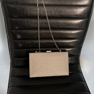 Glitter gray purse